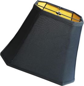 Lampshade Linen Lamp Shade  Medium Black Rectangle Lamp Shades for Table Lamp